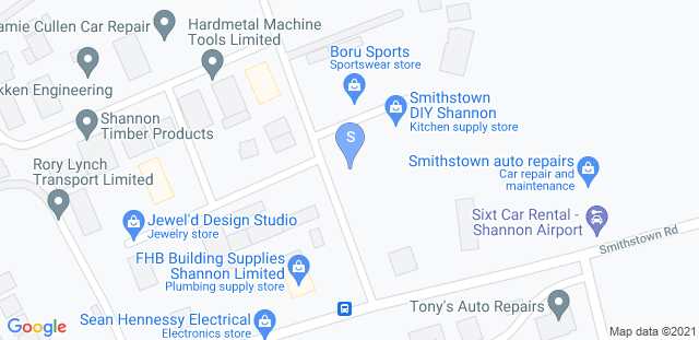 Map to Shannon Taekwon-Do Team