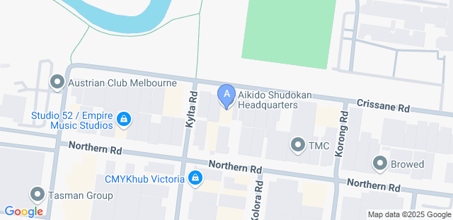 Map to Aikido Shudokan