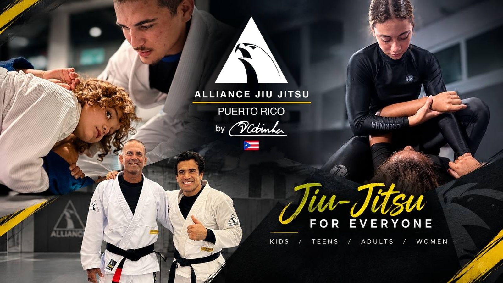 Alliance Jiu Jitsu Puerto Rico by Cobrinha. Jiu-Jitsu for everyone: kids, teens, adults, women