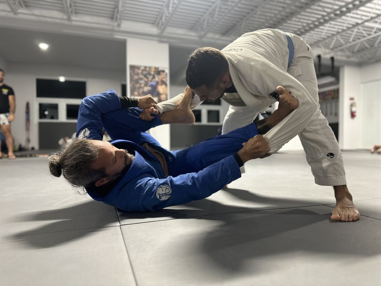 Prof. Will coaching a kids class