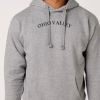 OVB Distressed OS Hoodie Carbon Grey Photo 1
