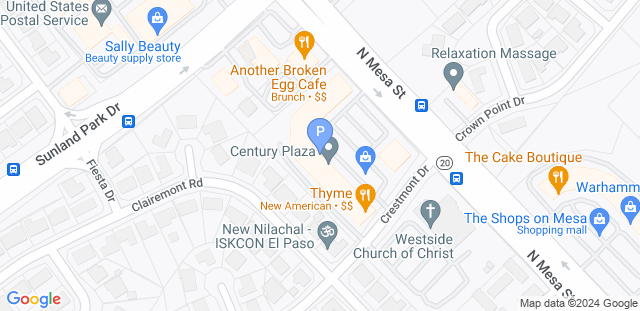 Map to PINK IRON WEST