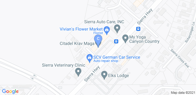 Map to CITADEL KRAV MAGA