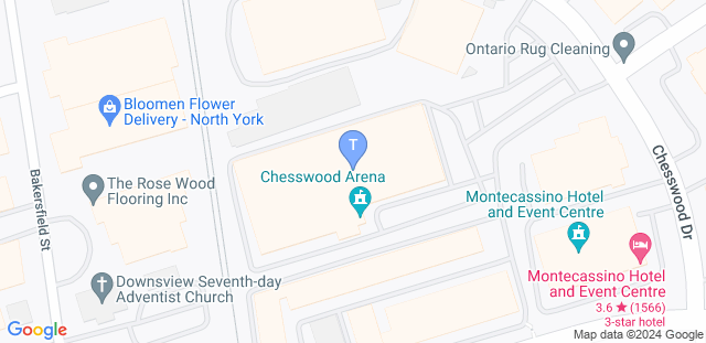 Map to The Athletes Gym