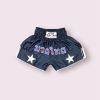 Navy Muay Thai Shorts Photo 1
