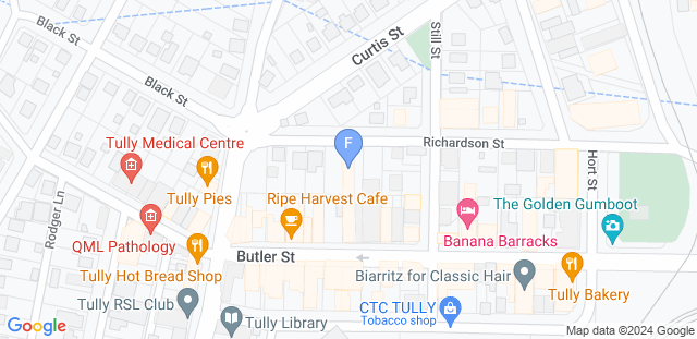 Map to Fusion Fight & Fitness Tully