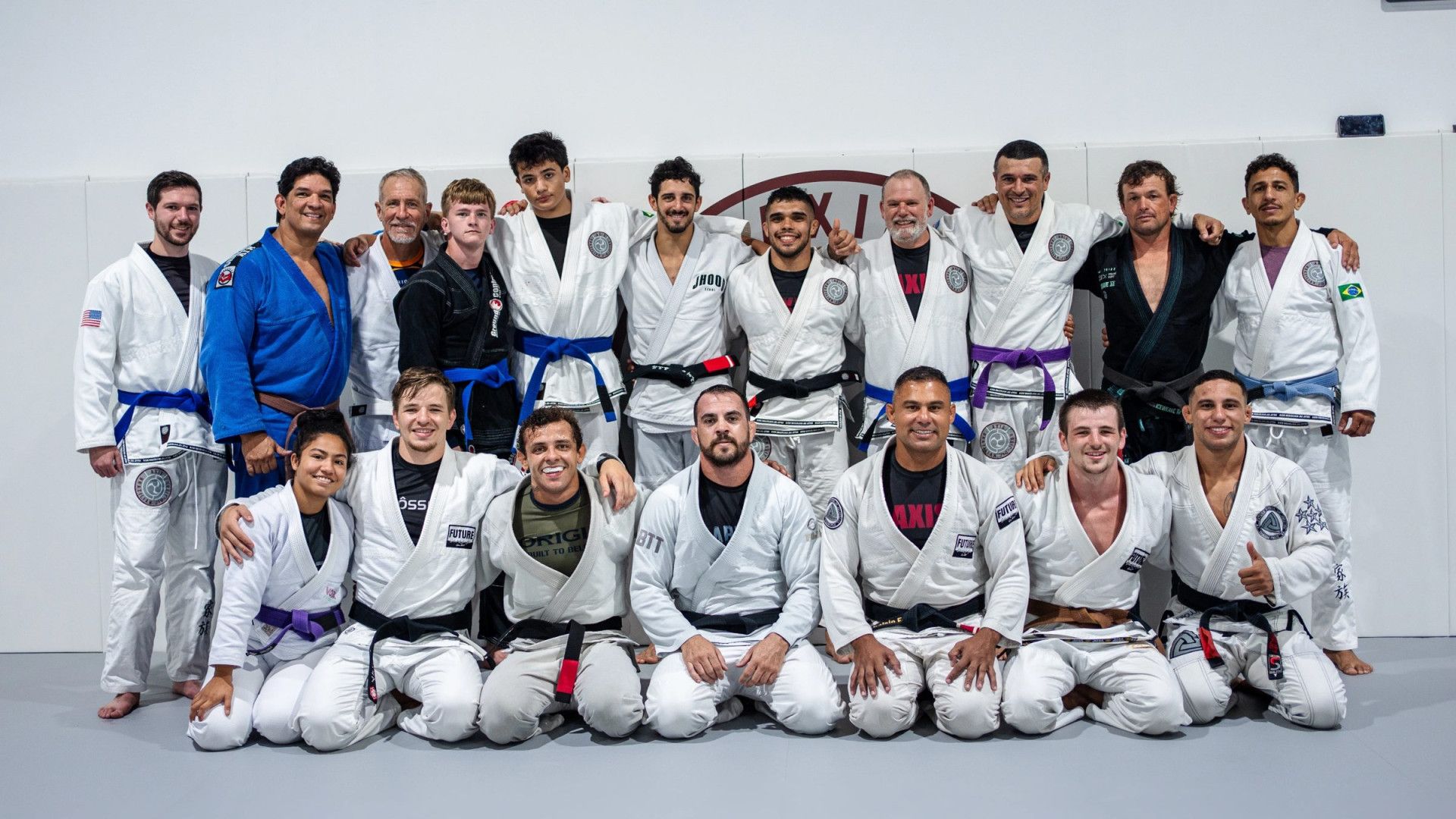 Axis black belts and coaches