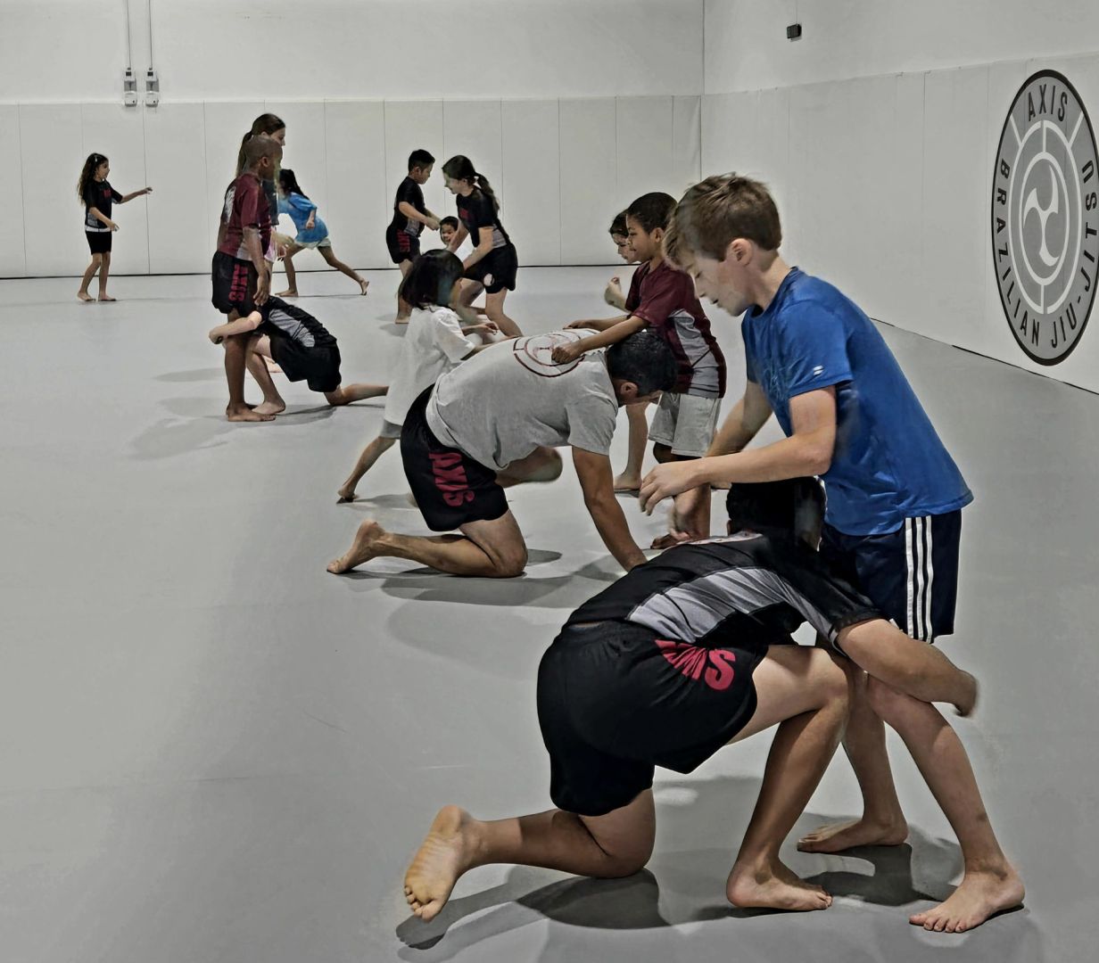 Kids no-gi class at Axis Jiu-Jitsu