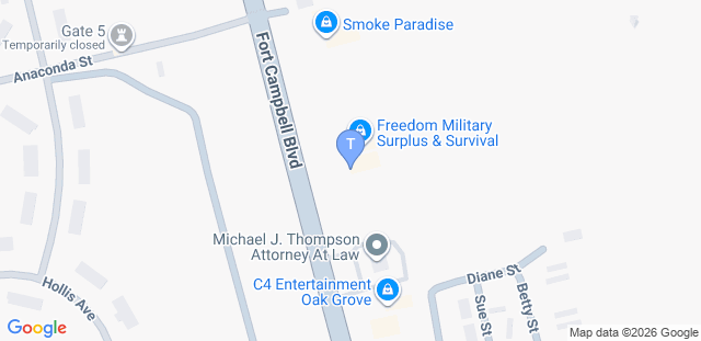 Map to Team Hansen Jiu-Jitsu