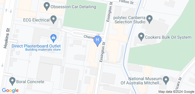 Map to High Rollers Canberra