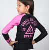 Kids Long Sleeve Rashguard Pink Photo 2