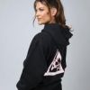 Women's Pink Collegiate Hoodie (Black) Photo 1