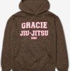 Women's Pink Collegiate Hoodie (Brown Leopard) Photo 1