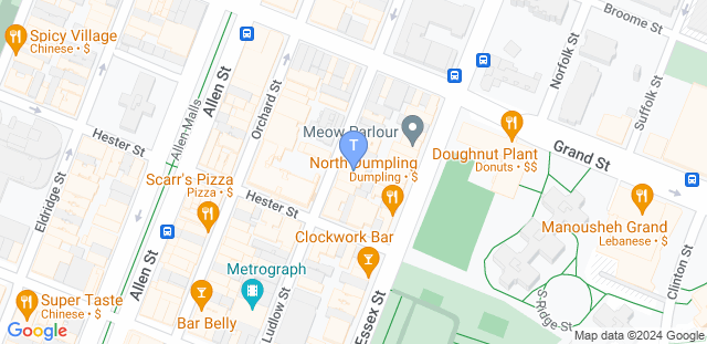 Map to Two Bridges Muay Thai