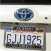 Gracie University Chrome License Plate Photo 2