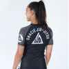Gray Classic Short-Sleeve Rashguard Photo 2