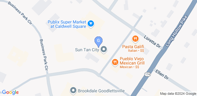 Map to Gracie Jiu-Jitsu Goodlettsville