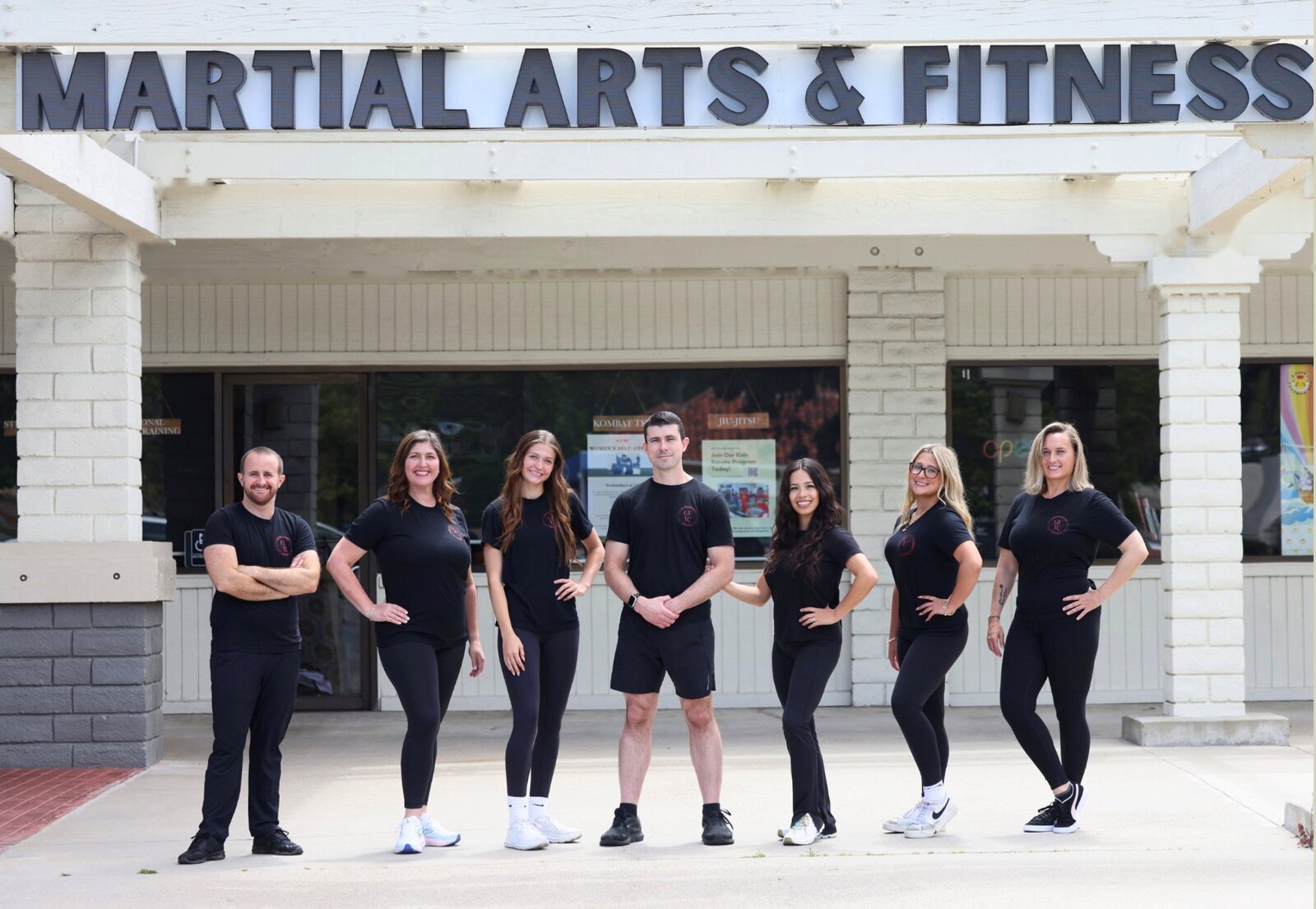 The Green Family Training Center team outside the Mission Viejo studio