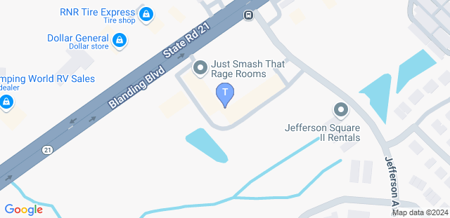 Map to The Rock Ninja Warrior Academy