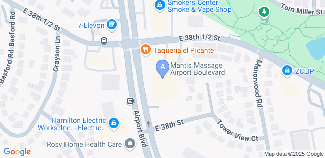 Map to Austin Kung-Fu Academy