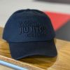 Black on Black “Dad” Hat – Raised Embroidery Photo 1