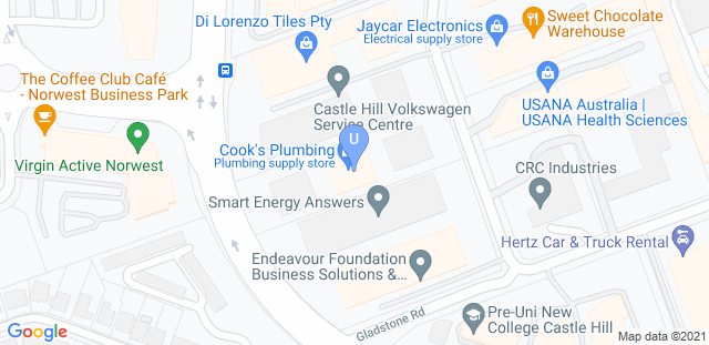 Map to Hills Grappling Club