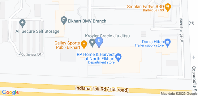 Map to Kroyler Gracie Jiu-Jitsu