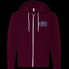 Sweatshirt - Zip-Up - Maroon Photo 1