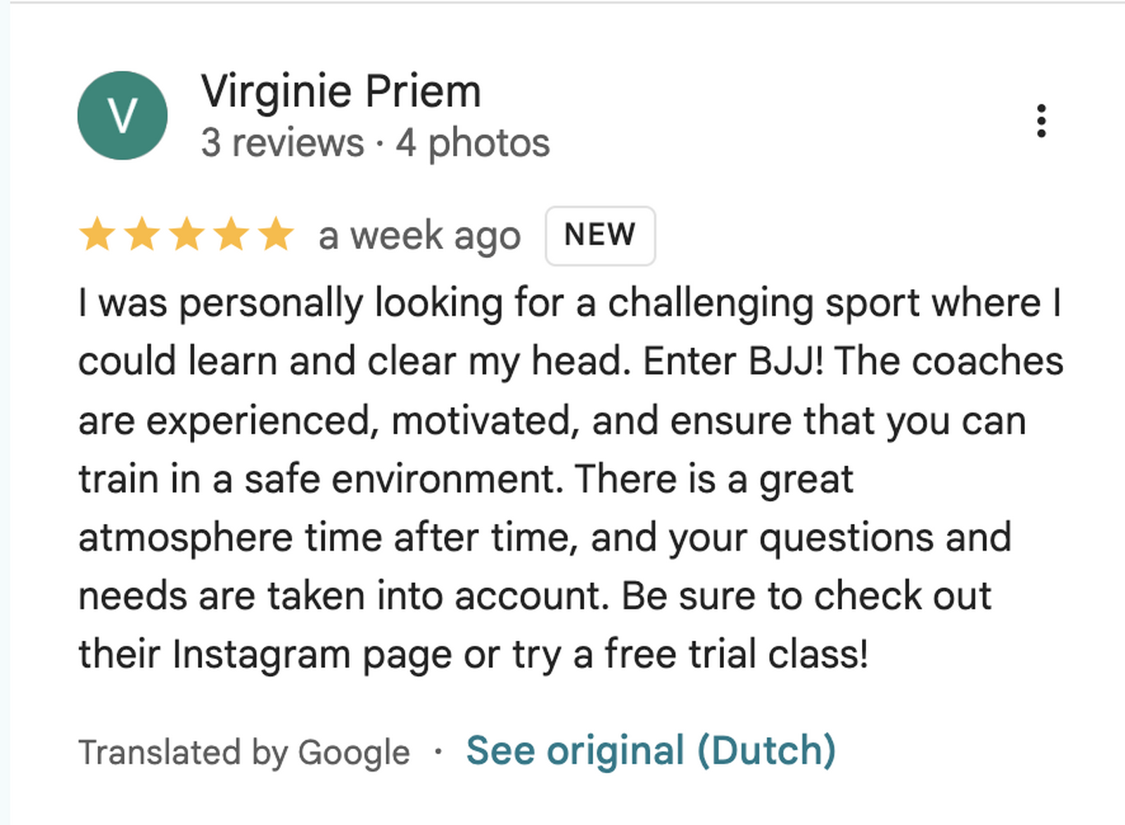 Virginie review