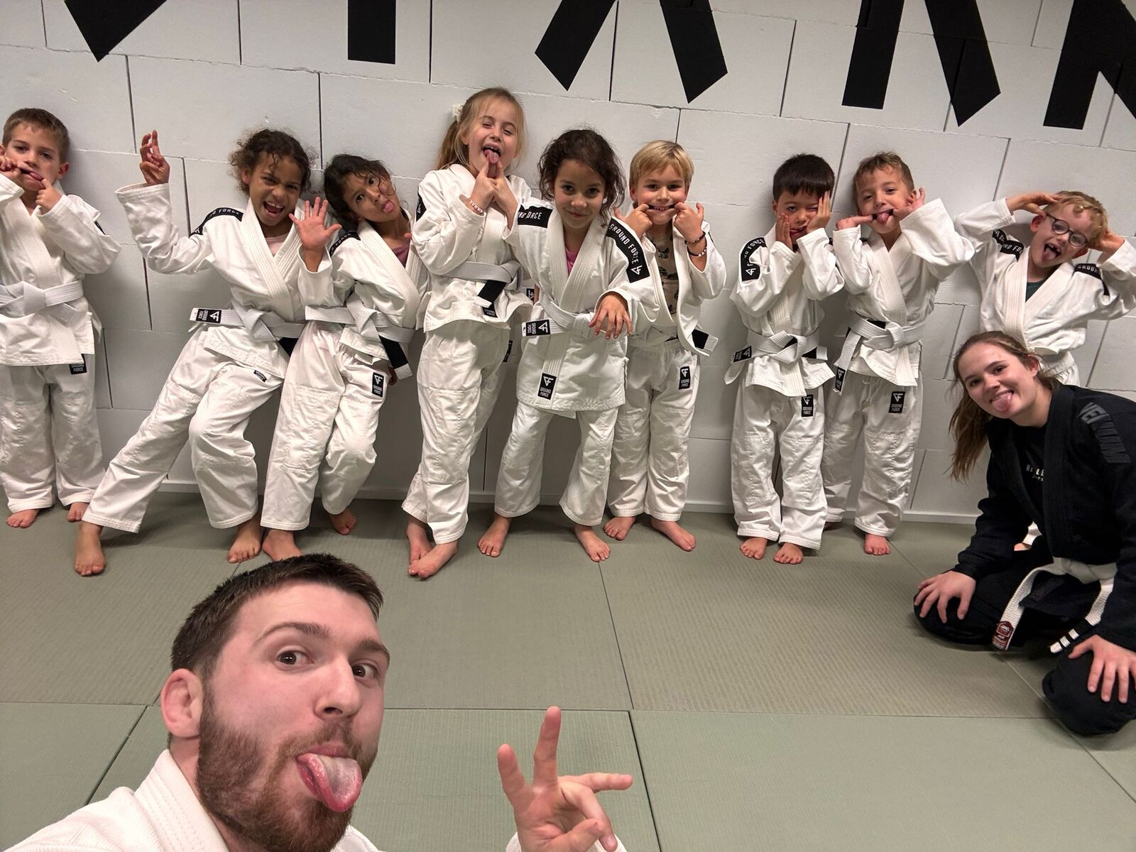 Kids BJJ Action