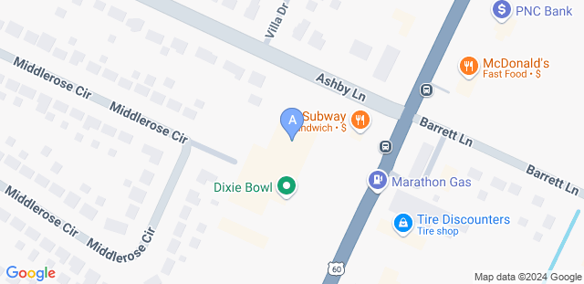 Map to Alpha Barbell Club