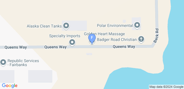 Map to Fairbanks Barbell Club