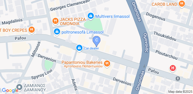 Map to CHECKMAT Limassol