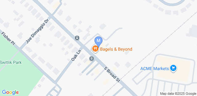 Map to Mercer County Martial Arts