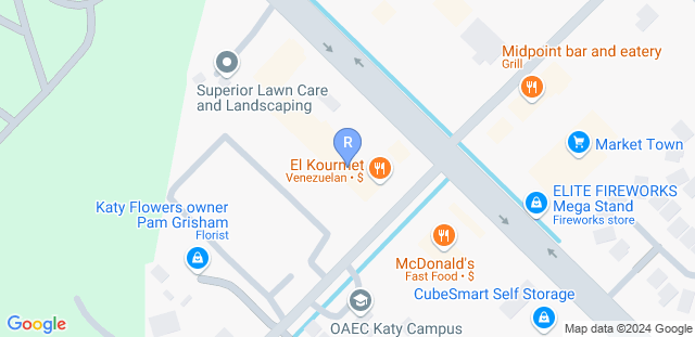 Map to Renzo Gracie Katy