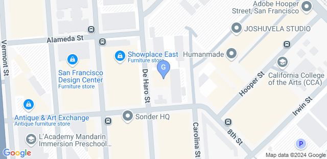 Map to Golden State Fencing Academy