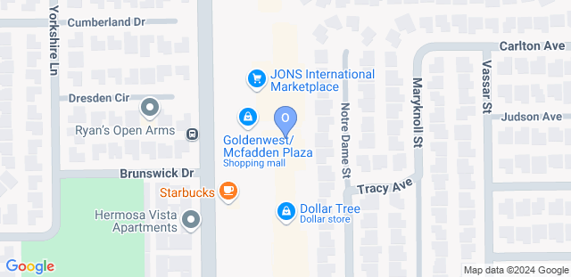Map to OC FIT Bootcamp