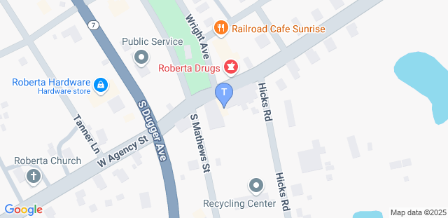 Map to Stubbs Martial Arts Academy