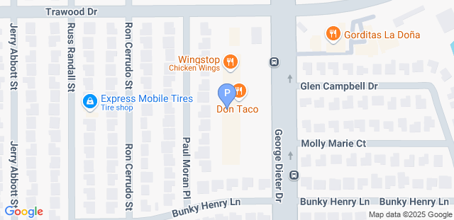 Map to PINK IRON EAST