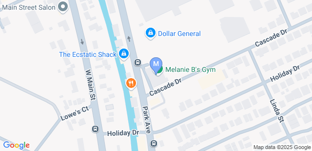 Map to Melanie B's Gym