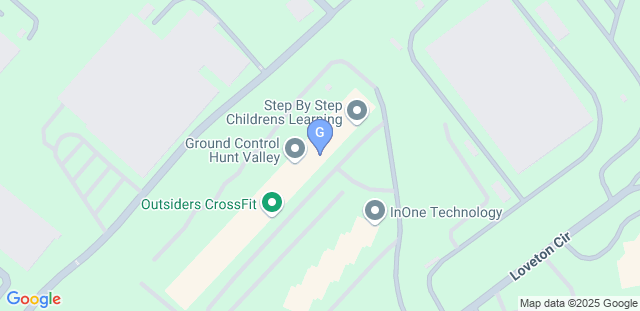 Map to Ground Control Hunt Valley