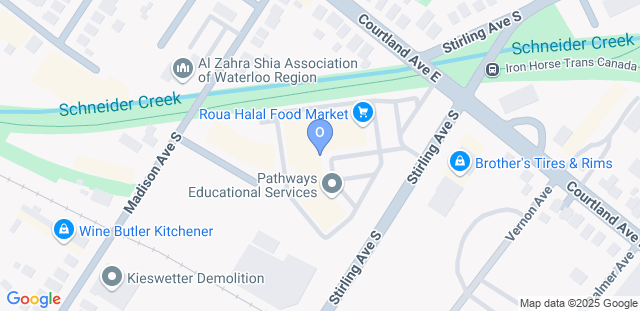 Map to Octa BJJ Kitchener