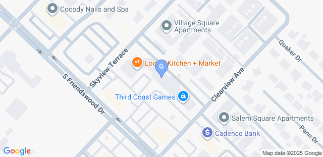 Map to Grappling Zone Friendswood