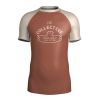 Rust/Tan Collective Rash Guard Photo 1
