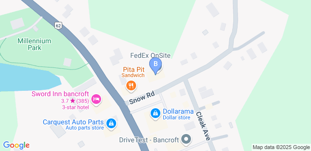 Map to Bancroft Boxing & Grappling 