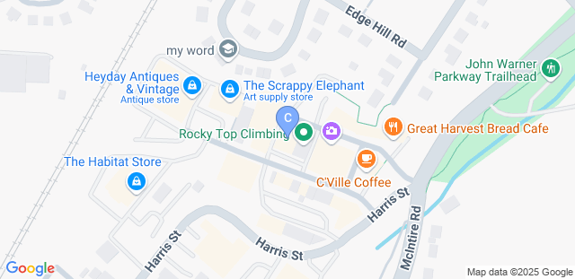 Map to Charlottesville Brazilian Jiu-Jitsu
