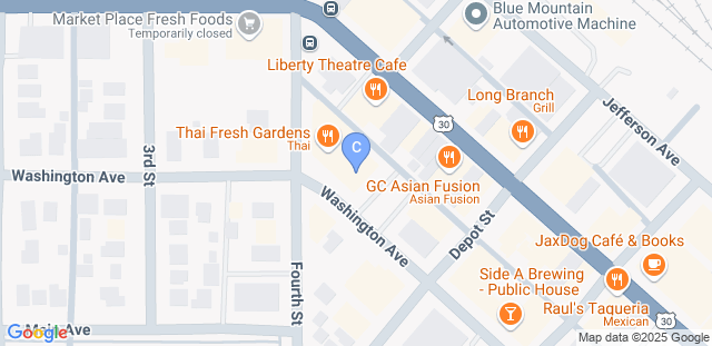 Map to Copperhead La Grande