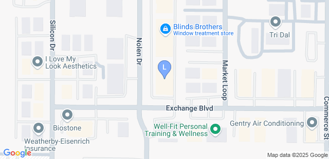 Map to Lone Star Mat Club