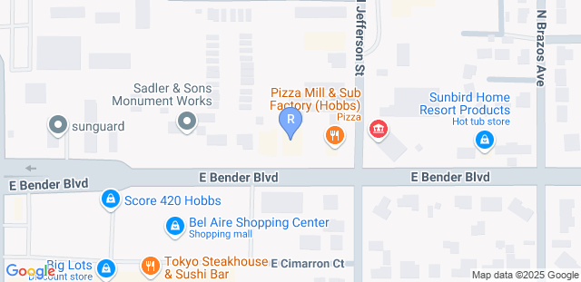 Map to Total Fitness Gym