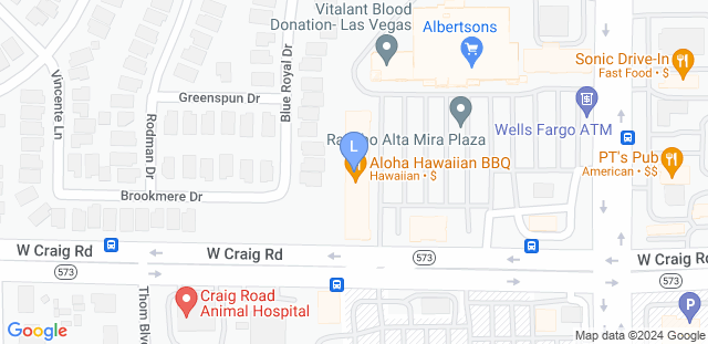 Map to Lone Mountain Taekwondo